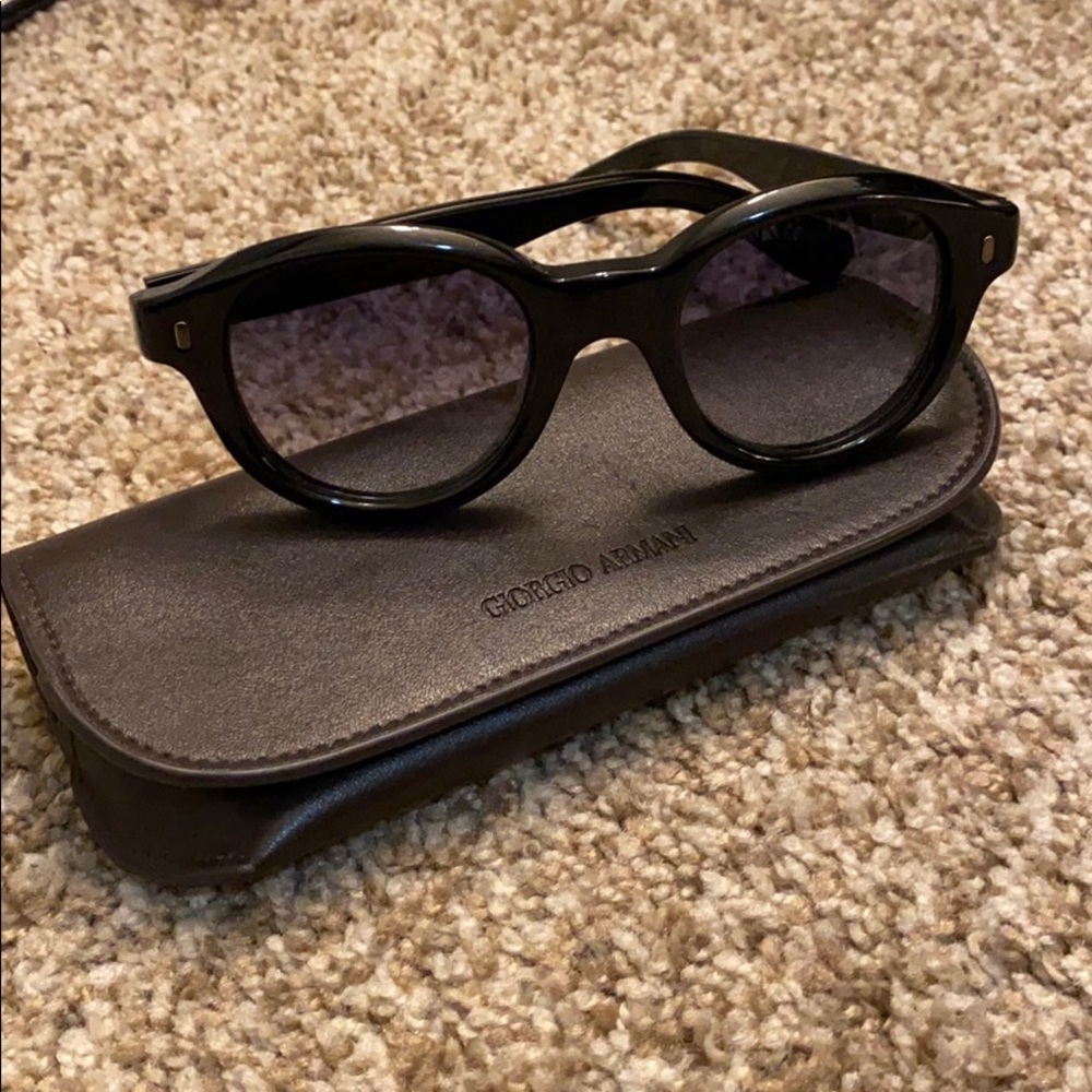 AUTHENTIC Vintage Giorgio Armani Black Sunglasses